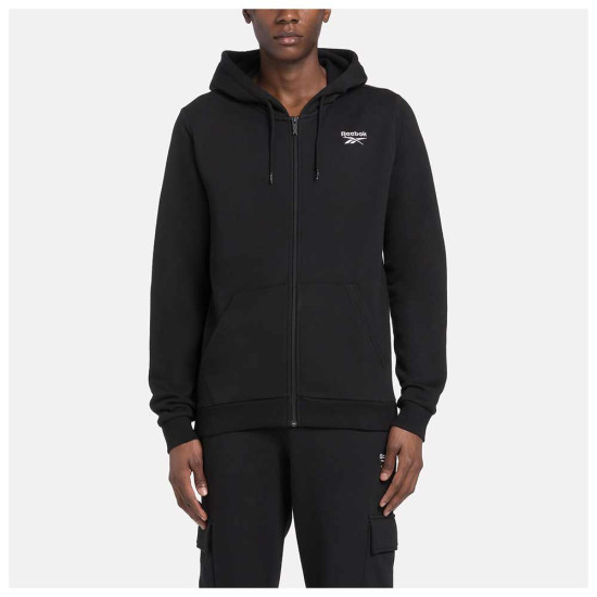 Reebok Ανδρική Ζακέτα Identity Small Logo Fleece Full-Zip Hoodie Reebok Ανδρική Ζακέτα Identity Small Logo Fleece Full-Zip Hoodie